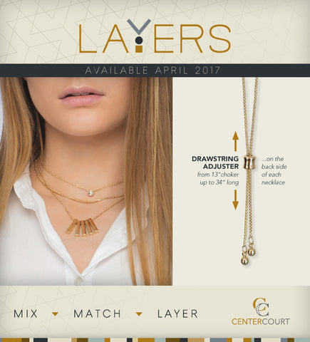 Layers 76-Piece Necklace Prepack (includes display)