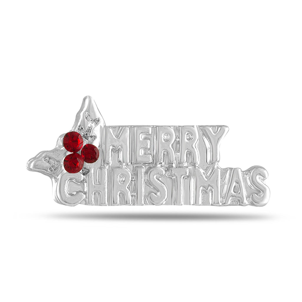 Forever in My Heart Large Charm, "Merry Christmas", Set/2