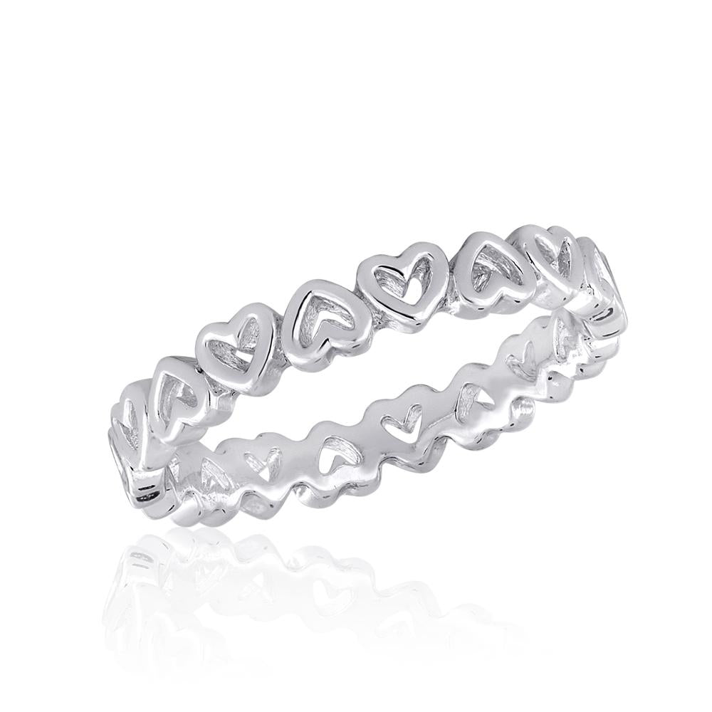 Stack Ring,  Heart Band