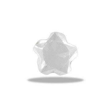 Charm, Clear Flower Crystal, Set/3