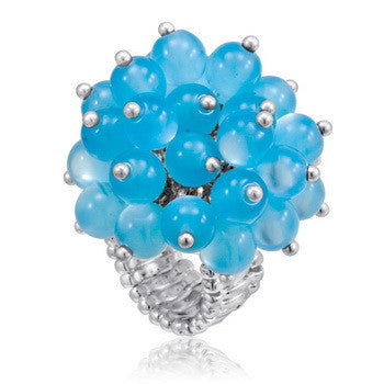 Stretch Ring, Blue Cluster