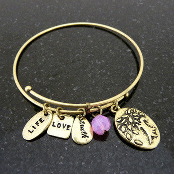 Bracelet, Faith, Tree of Life2, Gold