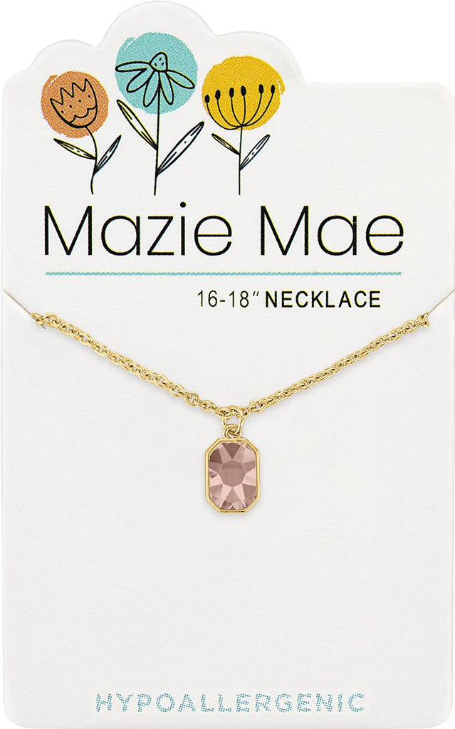 NeckG221 Gold Vintage Rose Radiant Mazie Mae Neckace