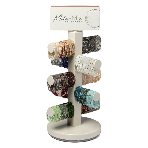MILAPRE1: Mila-Mix: Bracelet Starter Package, 300 Assorted Bracelets + Display