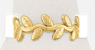 TOEG429 Gold Vine Sand & Stone Toe Ring