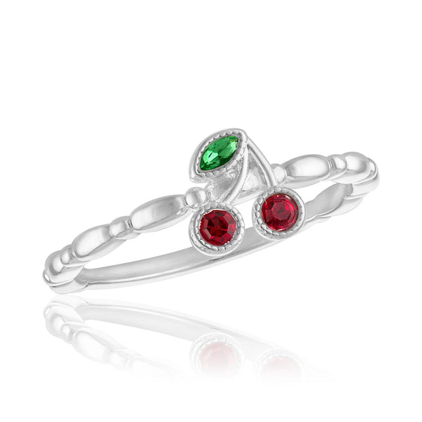 STK137  Cherry Stack Ring
