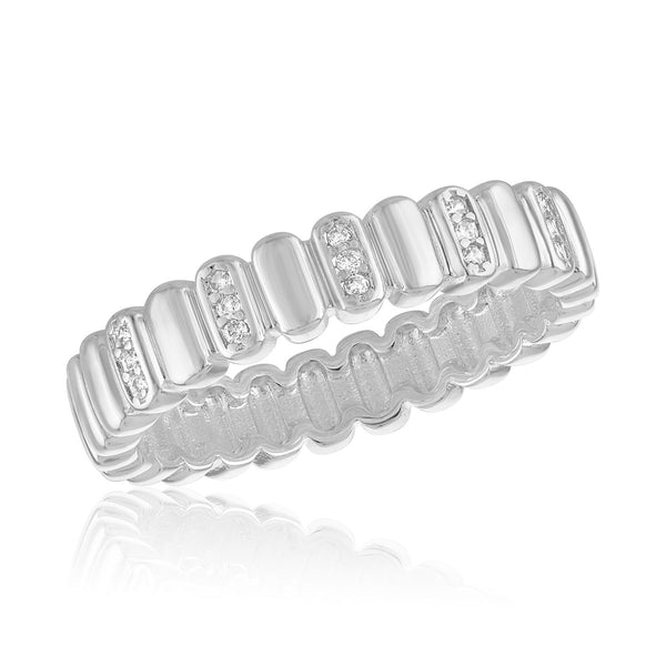 Crystal Bar Stack Ring