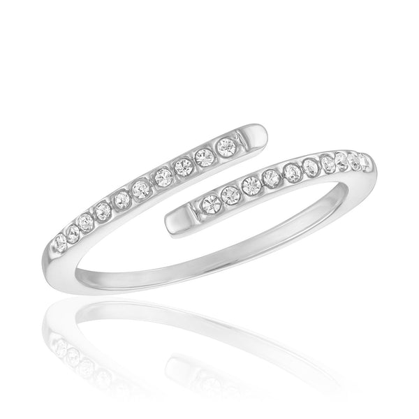 Wrap CZ Stack Ring