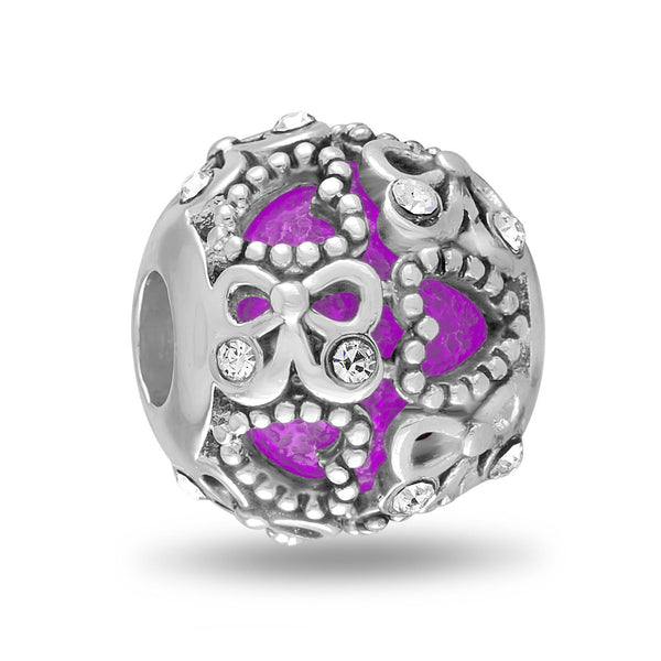 DB Pink Hearts & Bows Cut-Out, Set/2