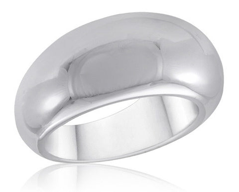 Size 6-10, Ring,  Plain Silver
