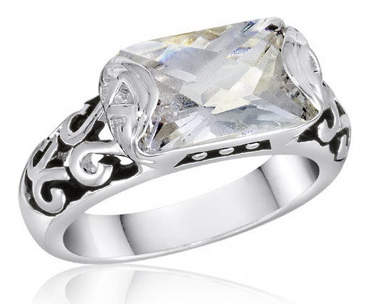 Size 6-10, Ring,  Rectangle CZ,