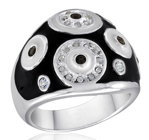 Size 6-10, Ring, Black/White s/Target