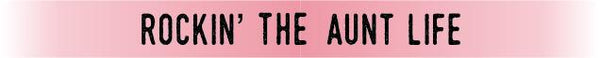 "Rockin' The Aunt Life" Rose Gold Embracelet
