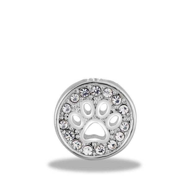 FH Charm, CZ Paw Print, Set/3