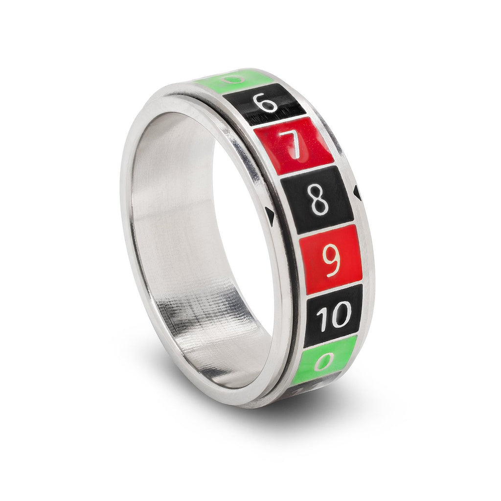 Lucky Spinner Ring, Roulette, Size 8