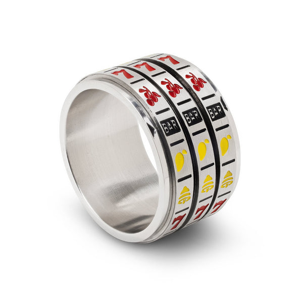 Lucky Spinner Ring, Slots, Size 8