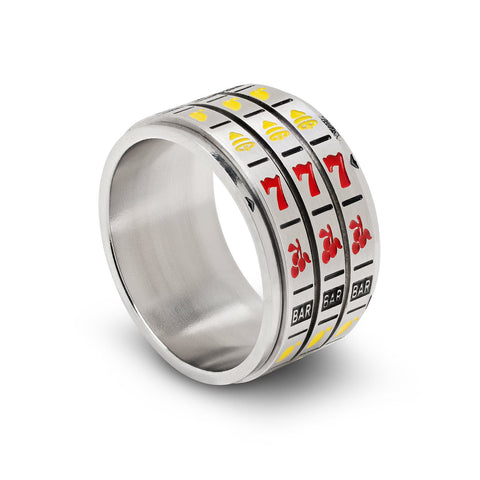 Lucky Spinner Ring, Slots, Size 11