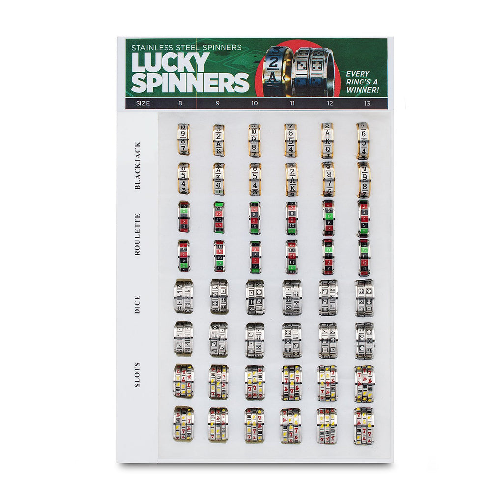 Lucky Spinners 48-Piece Prepack including Display