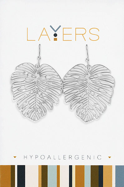 LAYEAR84G Gold Petal Climber Layers Earrings
