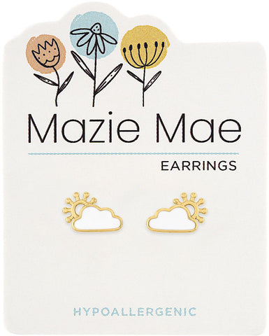 MAZ13 Gold Sunrise Stud Mazie Mae Earring