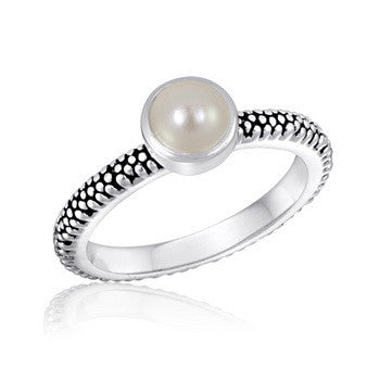 Stack Ring, Pearl Stack Ring