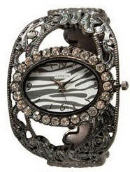 Crystal, Amazon Cuff, Zebra