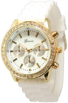 Crystal, Beverly Hills, White Gold