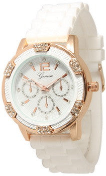 Crystal, Beverly Hills, White/Rose