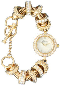 Crystal, w/Gold & Crystal Charm