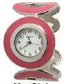 Fashion Watch, Hot Pink Circle
