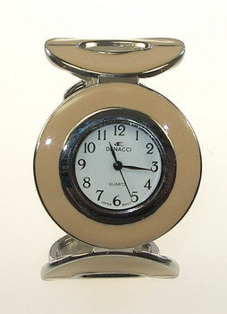 Fashion Watch, Cream, Circle