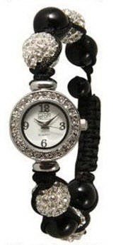 Fashion Watch, Shambhala Silver Black