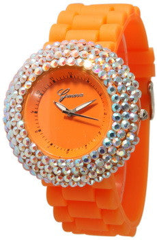 Fashion Watch, Crystal Fantasy Orange