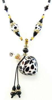 Heart, Snow Leopard Print