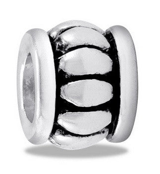 Bead, Ribbed, Silver Set/2