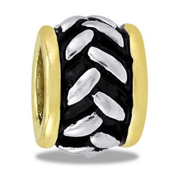 Bead, Braid, Gold/Silver, Large, Set2