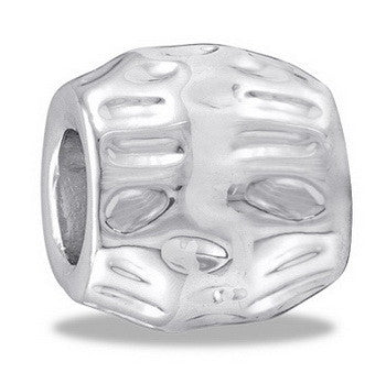 Bead, Silver Dimple   Set/2