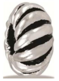 Bead, Bead, Silver Twist, Set/2