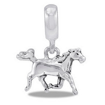 Dangle, Horse, Silver, Set/2