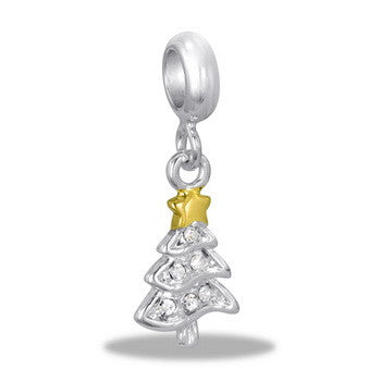 Dangle, CZ Christmas Tree, Set/2