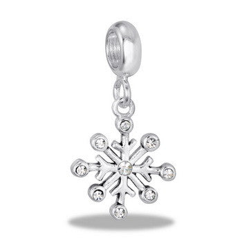 Dangle, CZ Snow Flake, Set/2