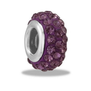 Bead. February Crystal, Small