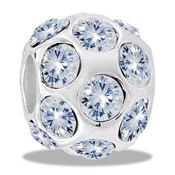 Bead, CZ, Ball, April, Set/2