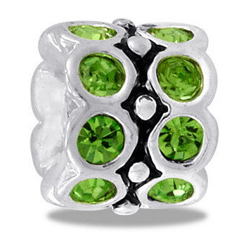 Bead, CZ, Wheel, August,Set/2