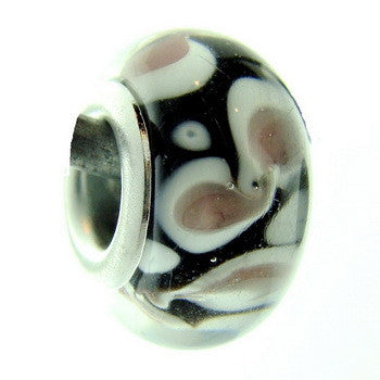 Bead, Violet Paisley, Set/2