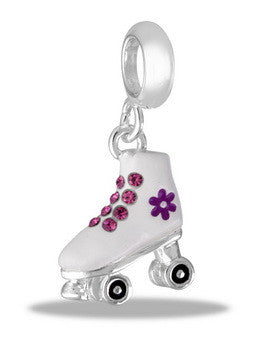 Dangle, White, Rollerskate, Set/2