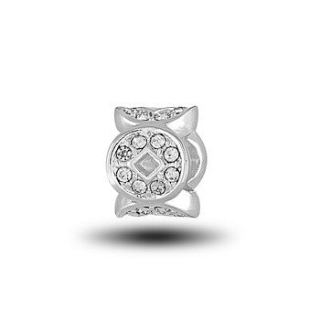 DB Barrel, CZ Decorative Diamond, Set/2