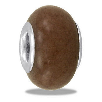 Bead, DB85-4 Jade, Brown, Set/2