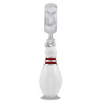 Dangle, Bowling Pin, Enamel, Set/2