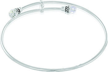 Bangle, Crystal End, Medium, Set/2